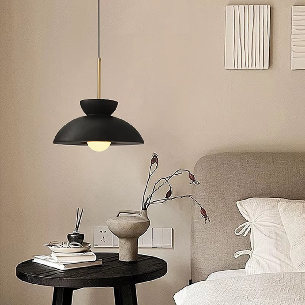 The Marbora Nordic Marble Mushroom Pendant Light