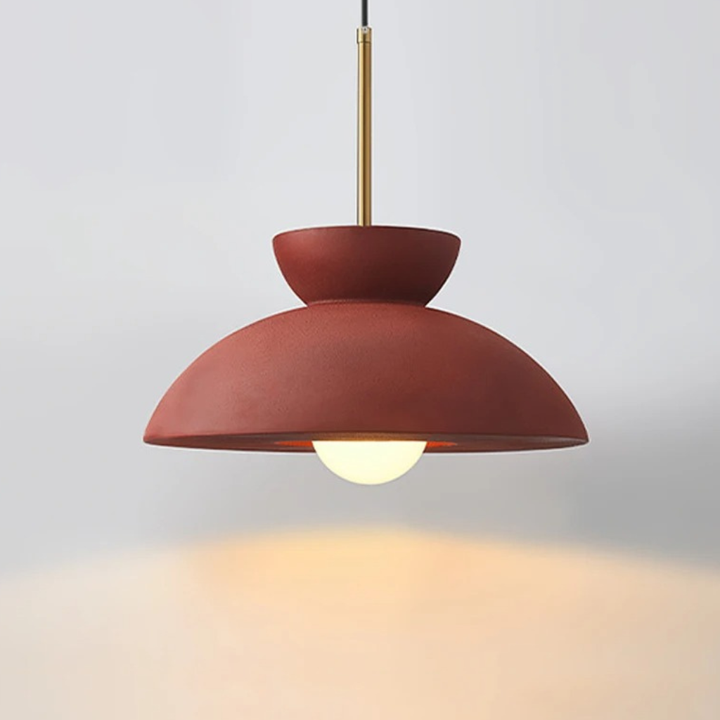 The Marbora Nordic Marble Mushroom Pendant Light