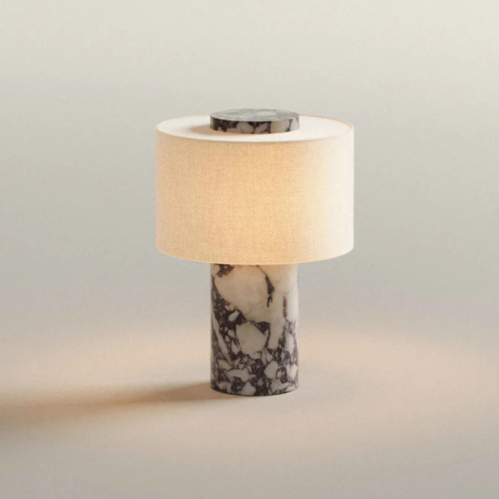 The Maruvia Rechargeable Japanese Marble LED Lamp