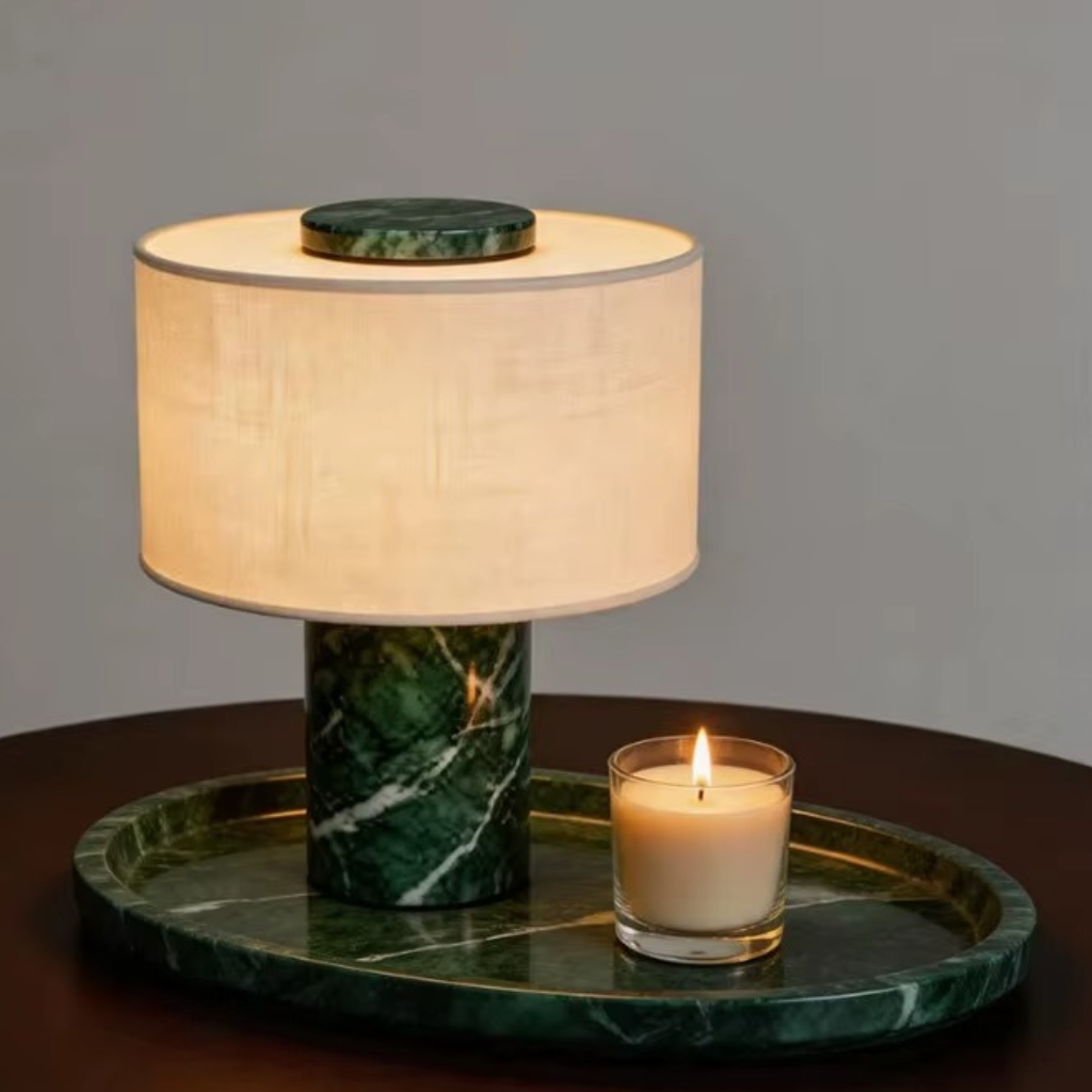 The Marvella Marble Bedside Table Lamp