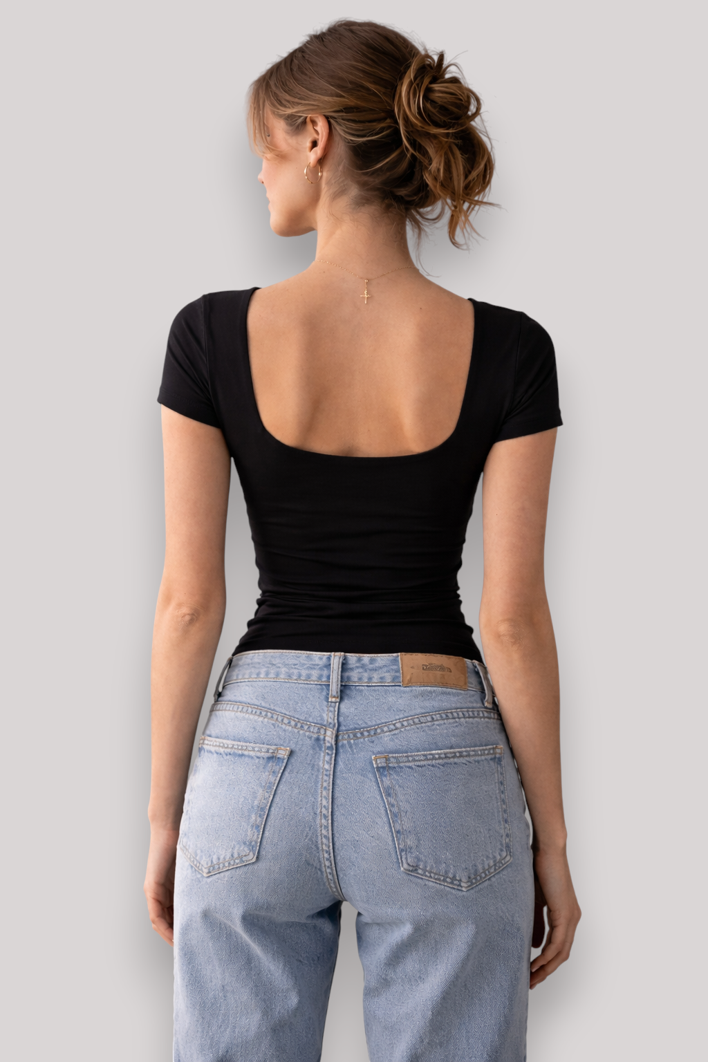 The Megan Women's Slim Fit Short Sleeve Top