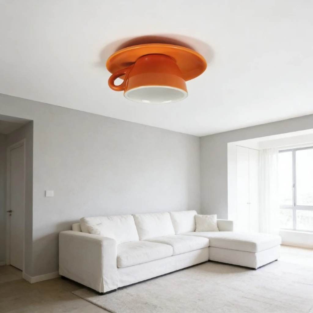 The Memora Ceramic Retro Coffee Cup Light