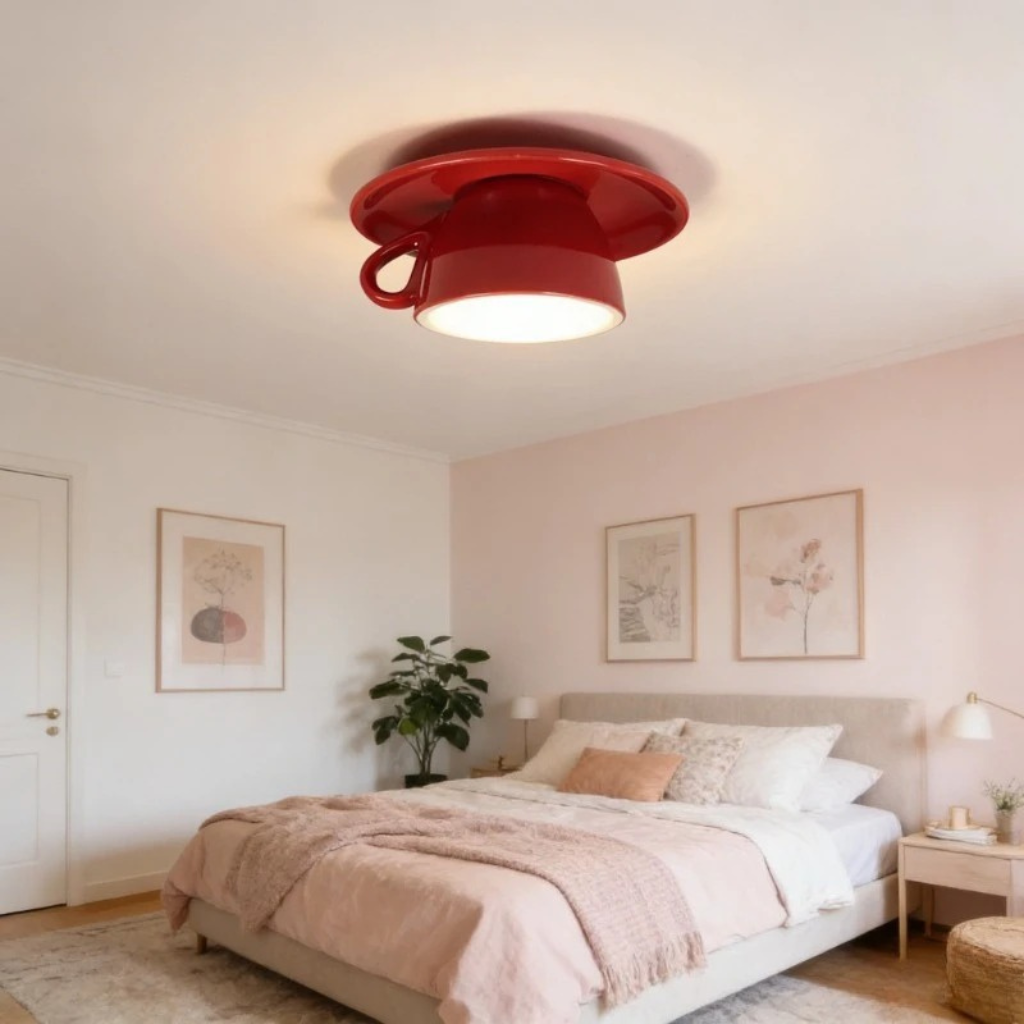 The Memora Ceramic Retro Coffee Cup Light