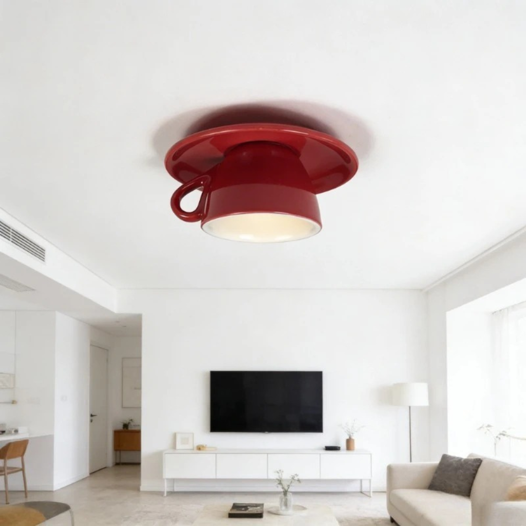 The Memora Ceramic Retro Coffee Cup Light