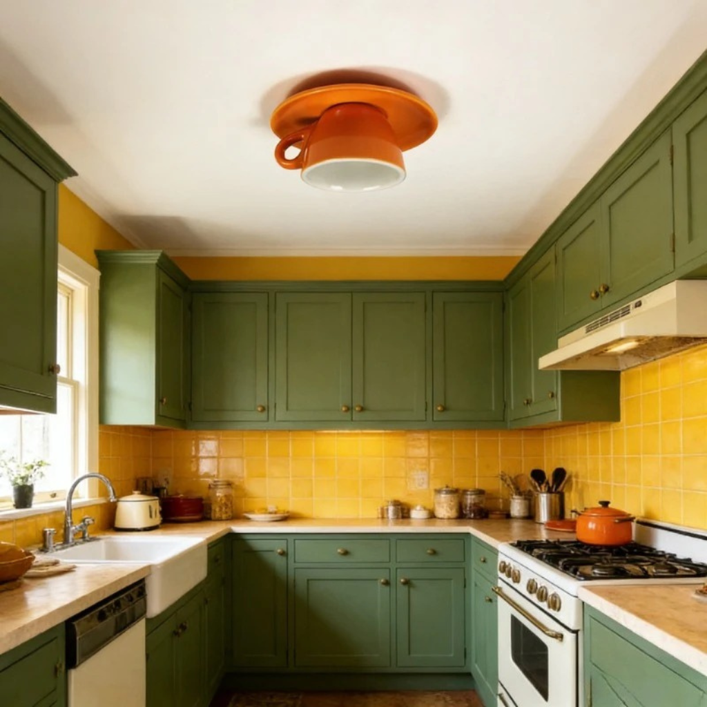 The Memora Ceramic Retro Coffee Cup Light