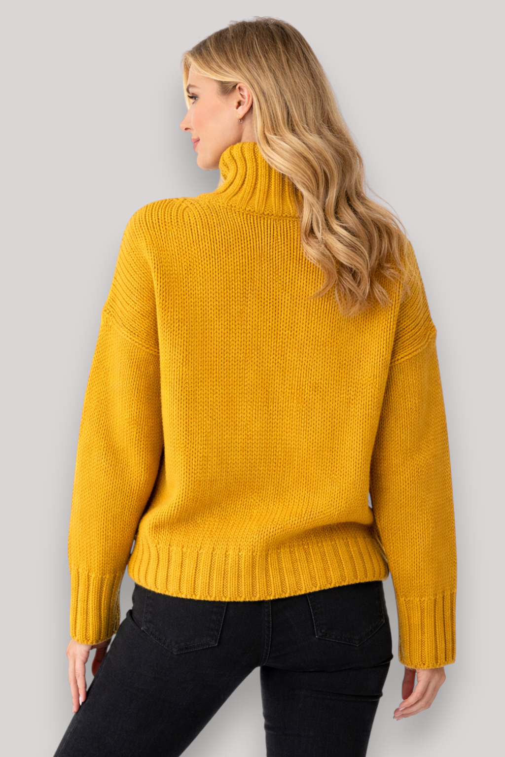 The Merriton High Neck Sweater Long Sleeve Knit Jumper