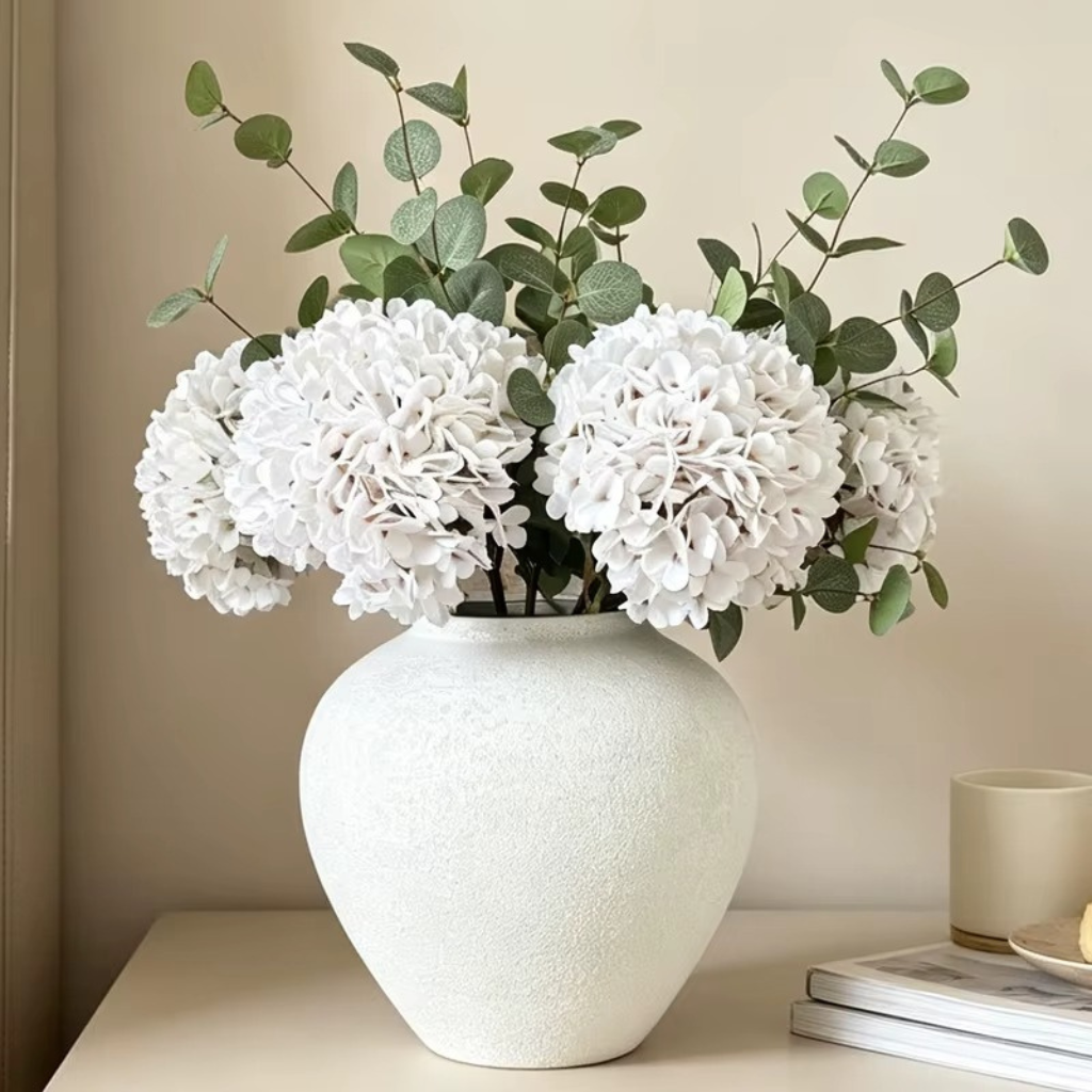 The Metora Modern Matte Metal Decor Vase
