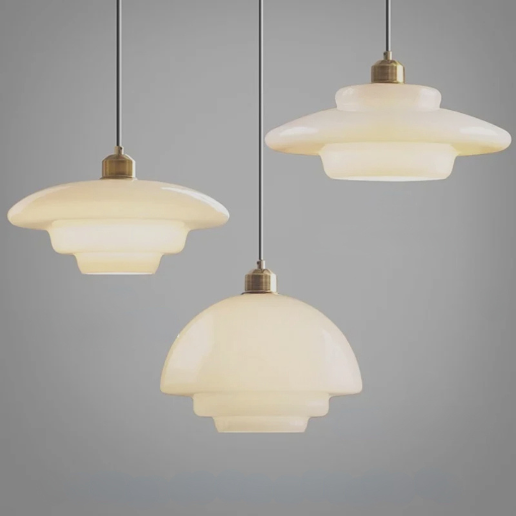 The MilkaLume Nordic Glass Pendant Light