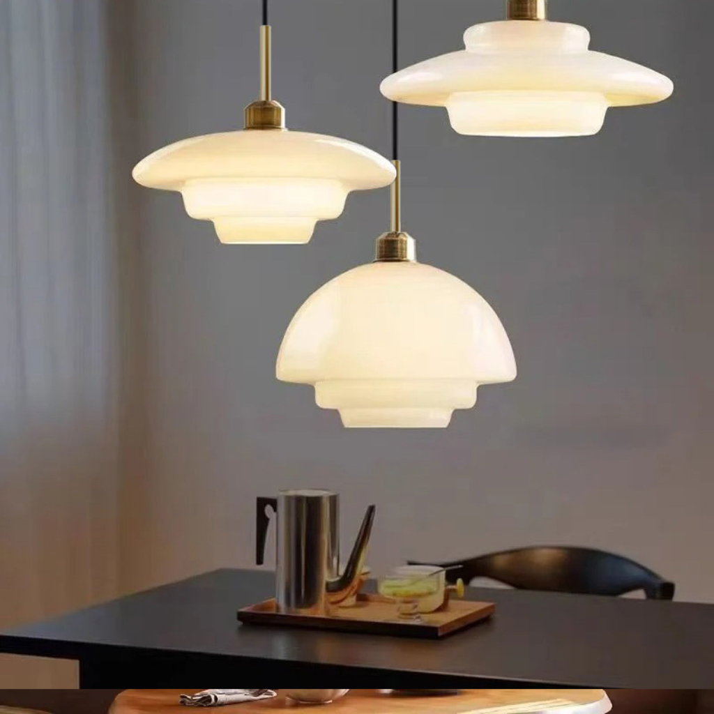 The MilkaLume Nordic Glass Pendant Light