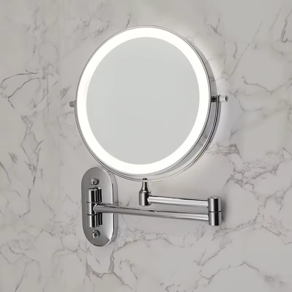 The Miravelle USB Rechargeable LED Folding Makeup Mirror