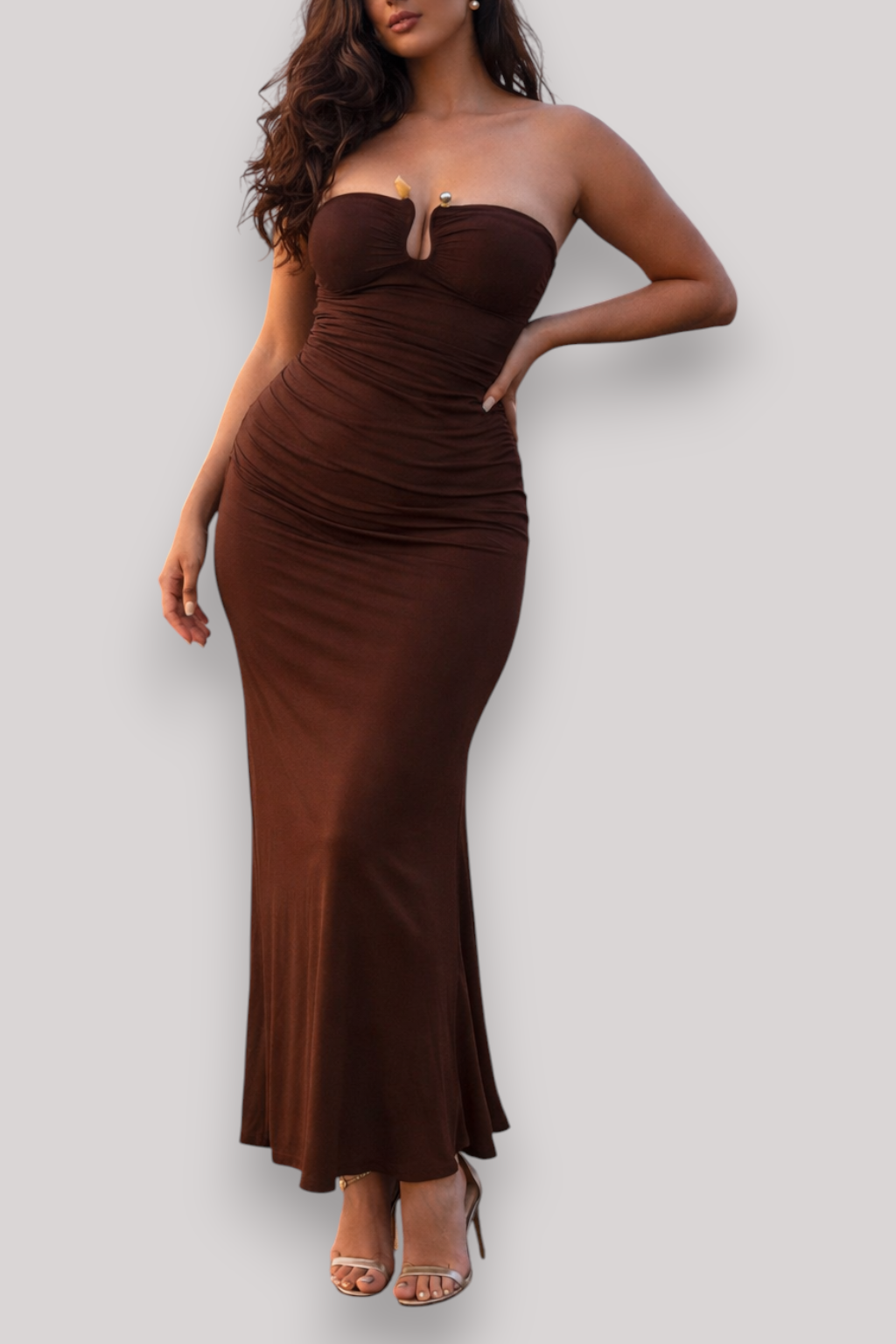 The Mirelda Women's Strapless Bodycon Dress