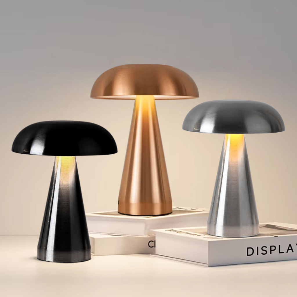 The Mirelle Retro Mushroom LED Table Lamp