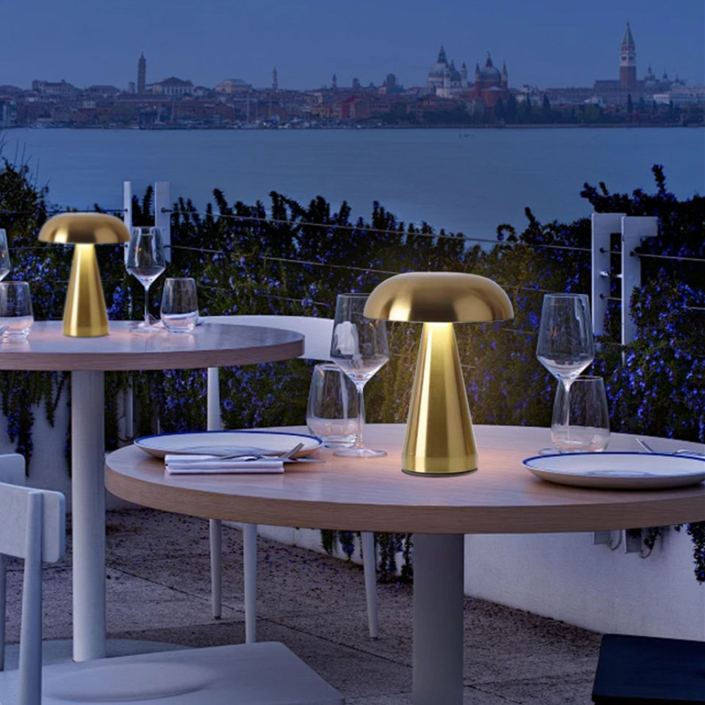 The Mirelle Retro Mushroom LED Table Lamp