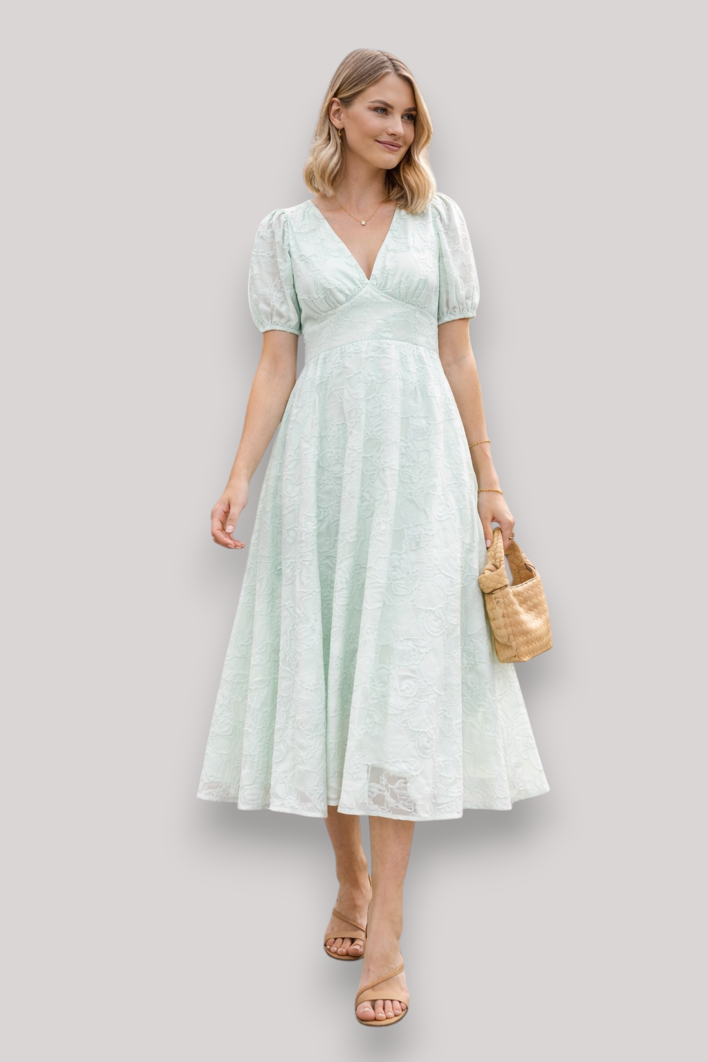 The Miriam Women's Floral Midi Dress