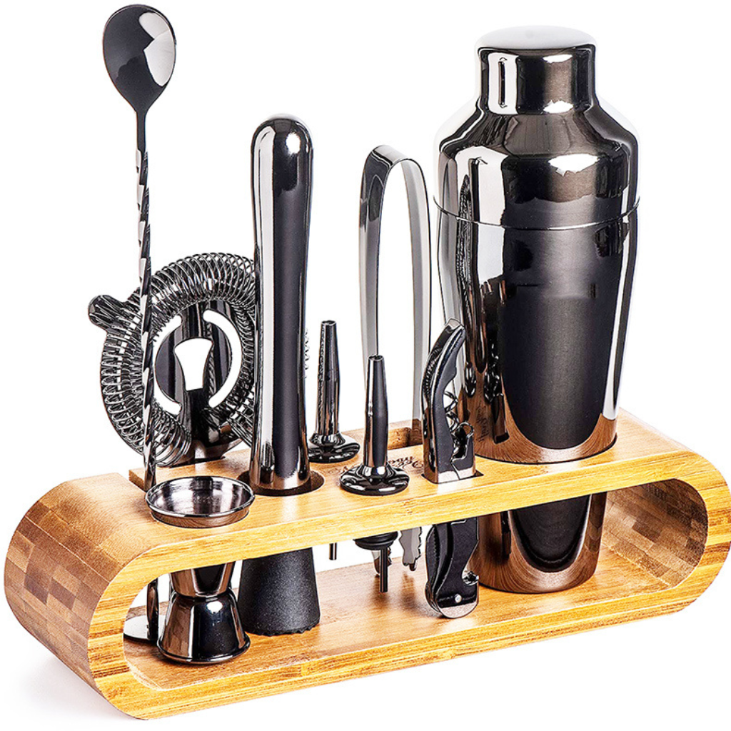 The Mixora 10 Piece Cocktail Bartender Set