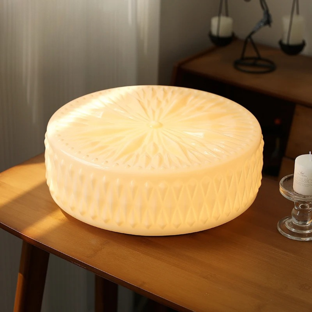 The Montelle French Retro Carved Glass Ceiling Light