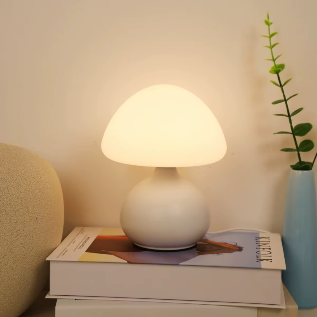 The Mushora Mushroom Tri Colour Table Lamp