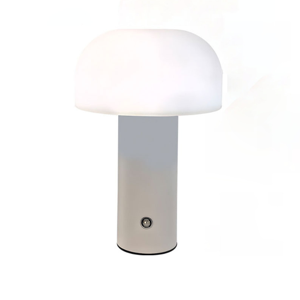 The Mushora LED Mushroom Rechargeable 3 Colour Table Lamp