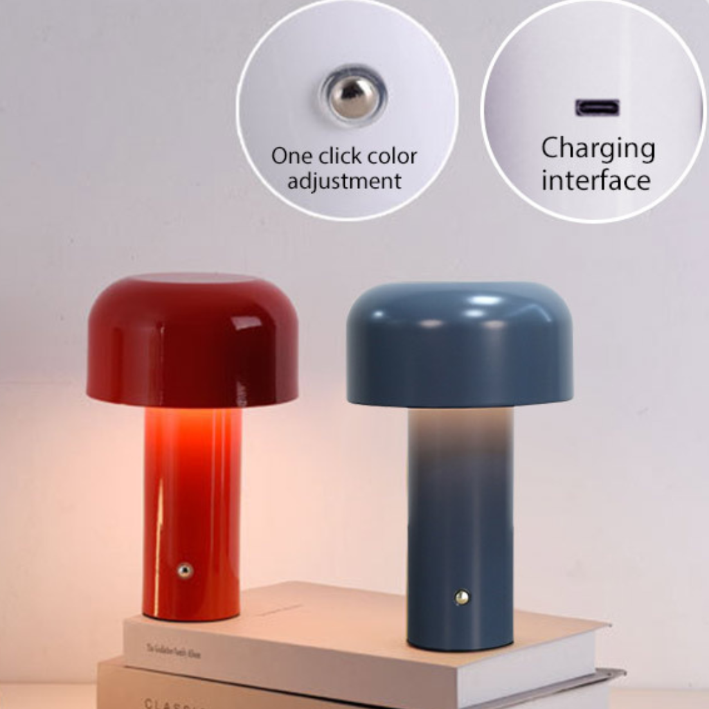 The Mycel Rechargeable Mushroom LED Table Lamp