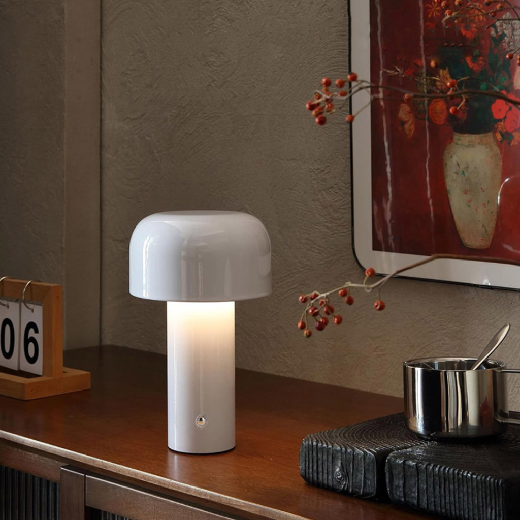 The Mycel Rechargeable Mushroom LED Table Lamp