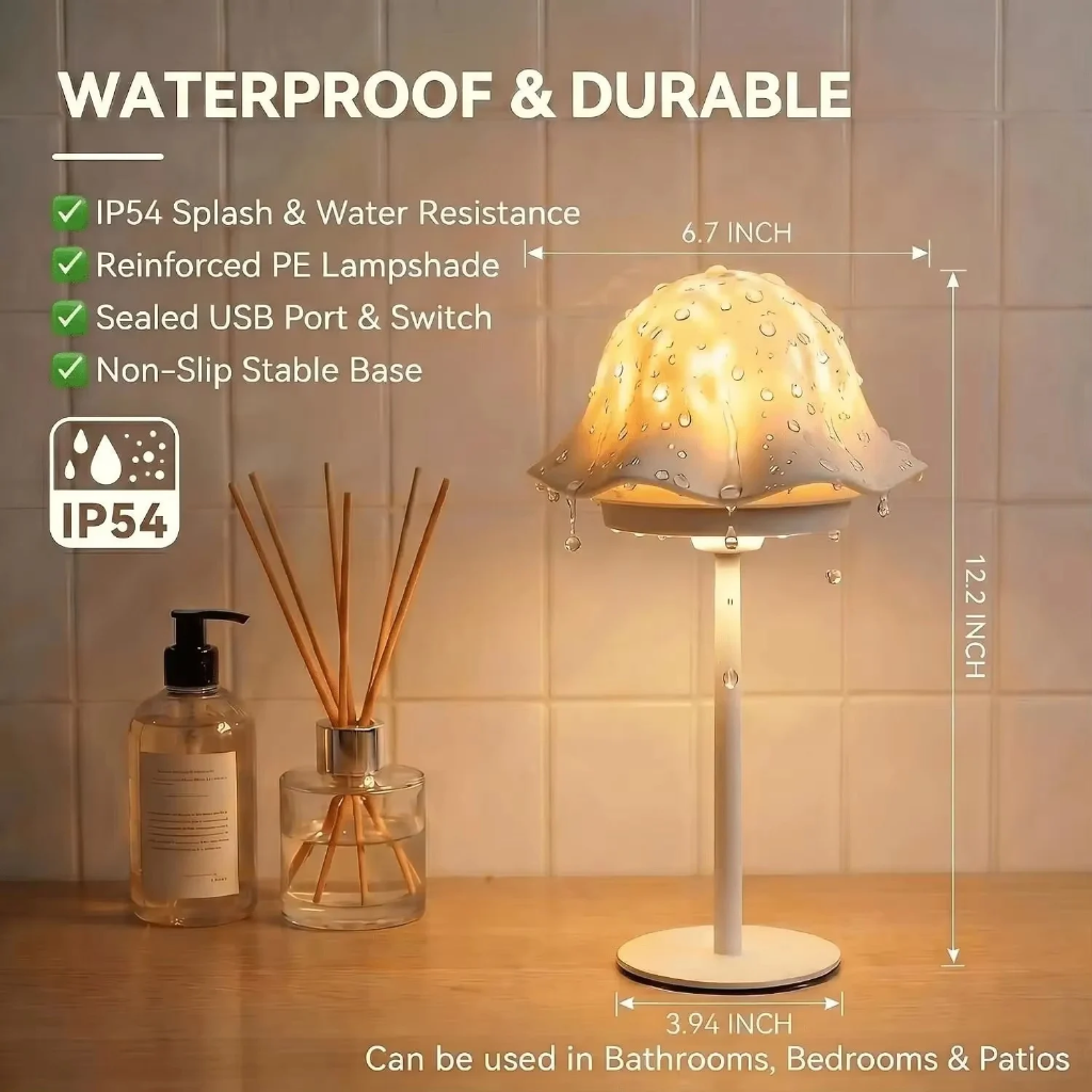 The Mycelune RGB Mushroom Table Ripple Light