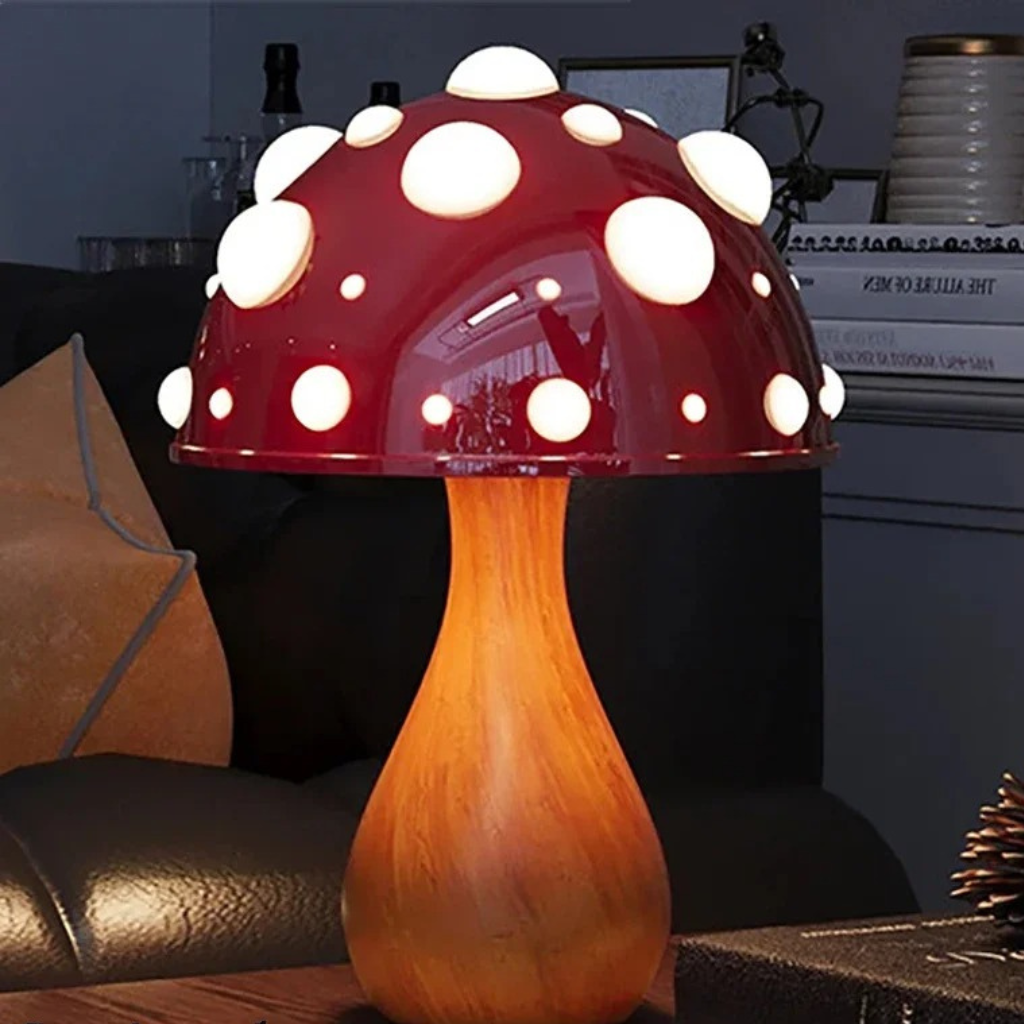 The Mycolux Mushroom Ambient LED Desk Lamp