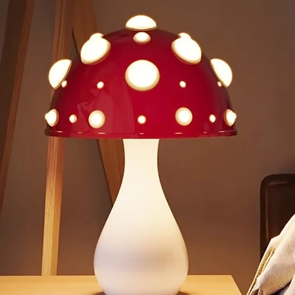 The Mycolux Mushroom Ambient LED Desk Lamp
