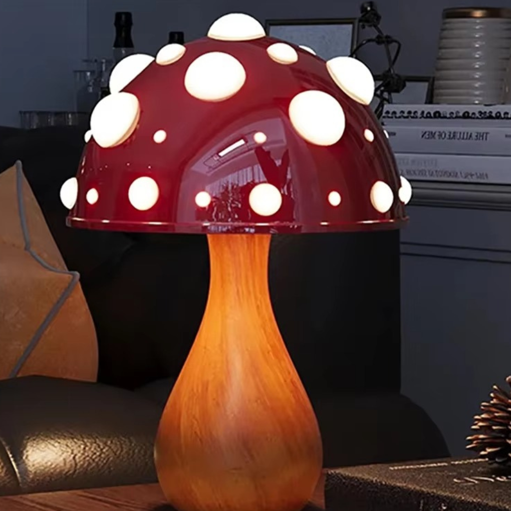 The Mycolux Mushroom Ambient LED Desk Lamp