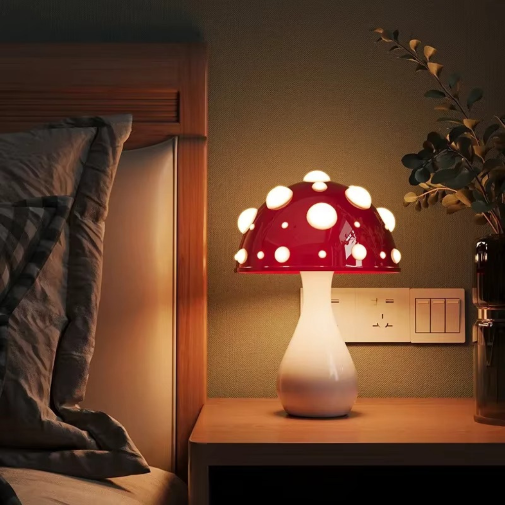 The Mycolux Mushroom Ambient LED Desk Lamp