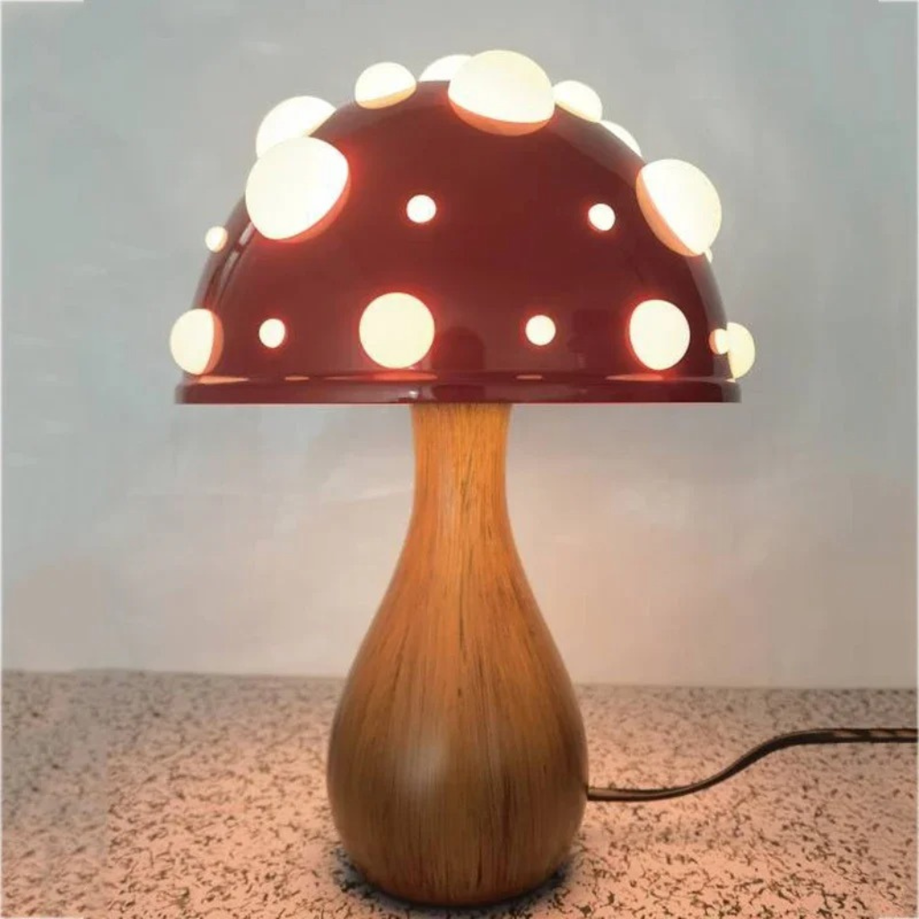 The Mycolux Mushroom Ambient LED Desk Lamp