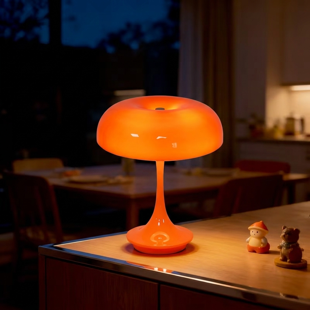The Mycora Rechargable USB LED Mushroom Table Lamp
