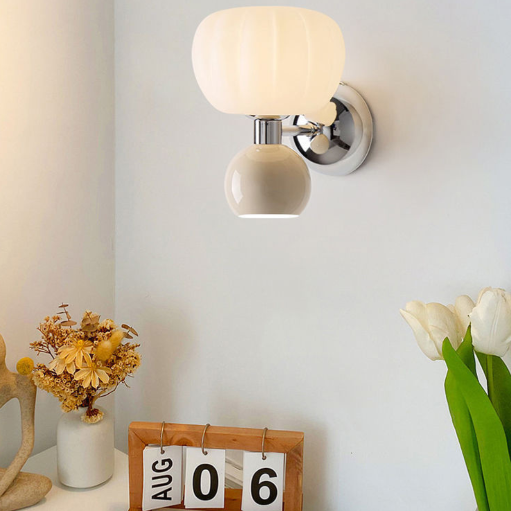The Cremelle Double Head Wall Lamp