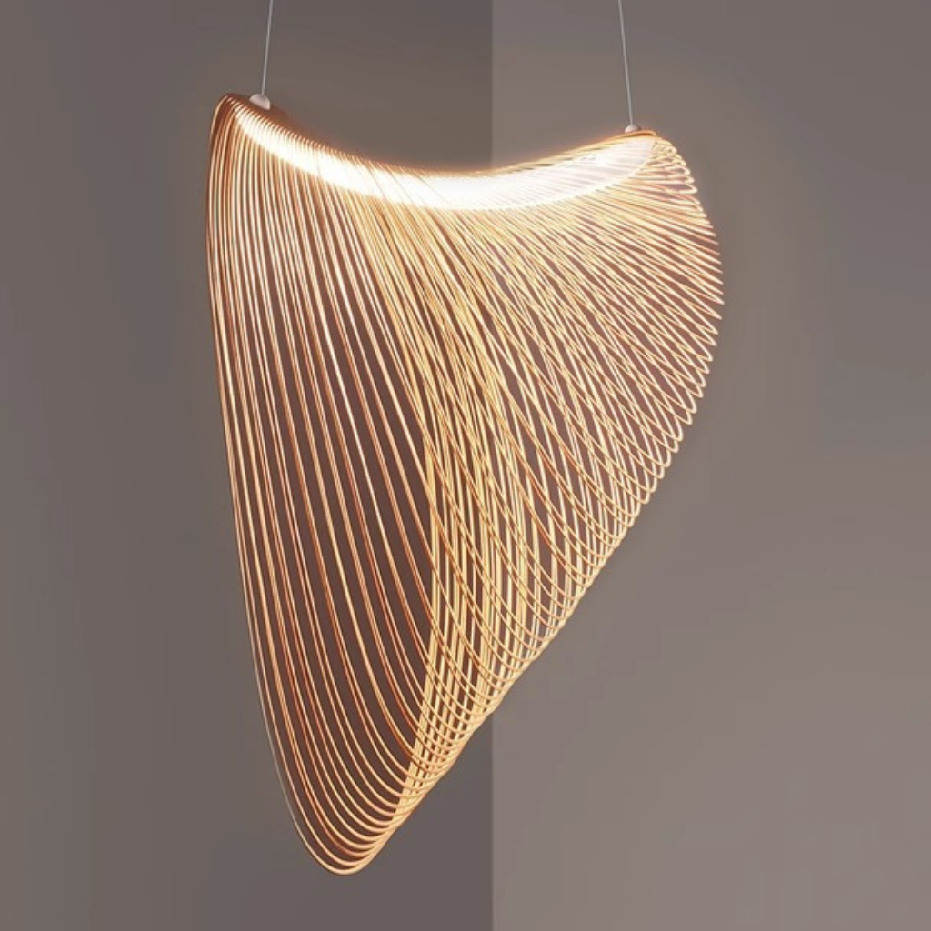 The Nestro Wooden Nest LED Pendant Light