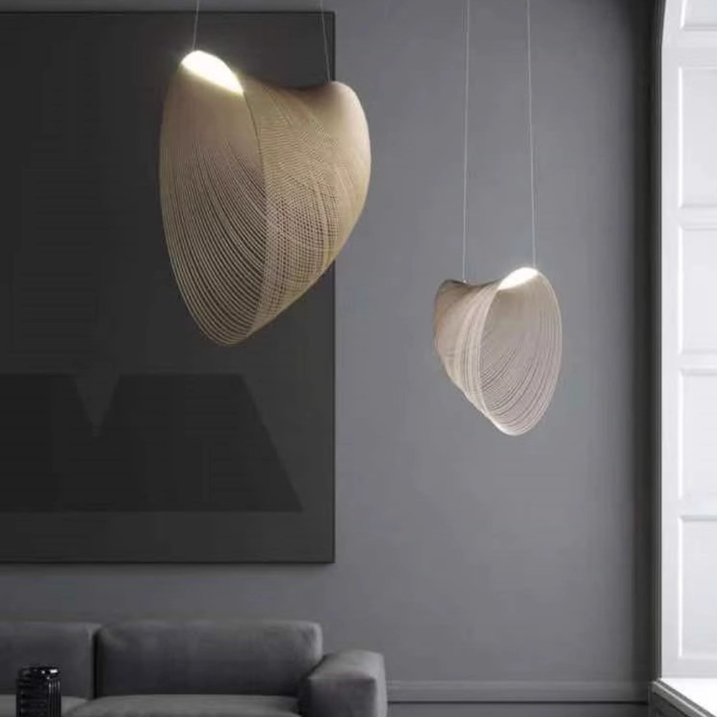 The Nestro Wooden Nest LED Pendant Light