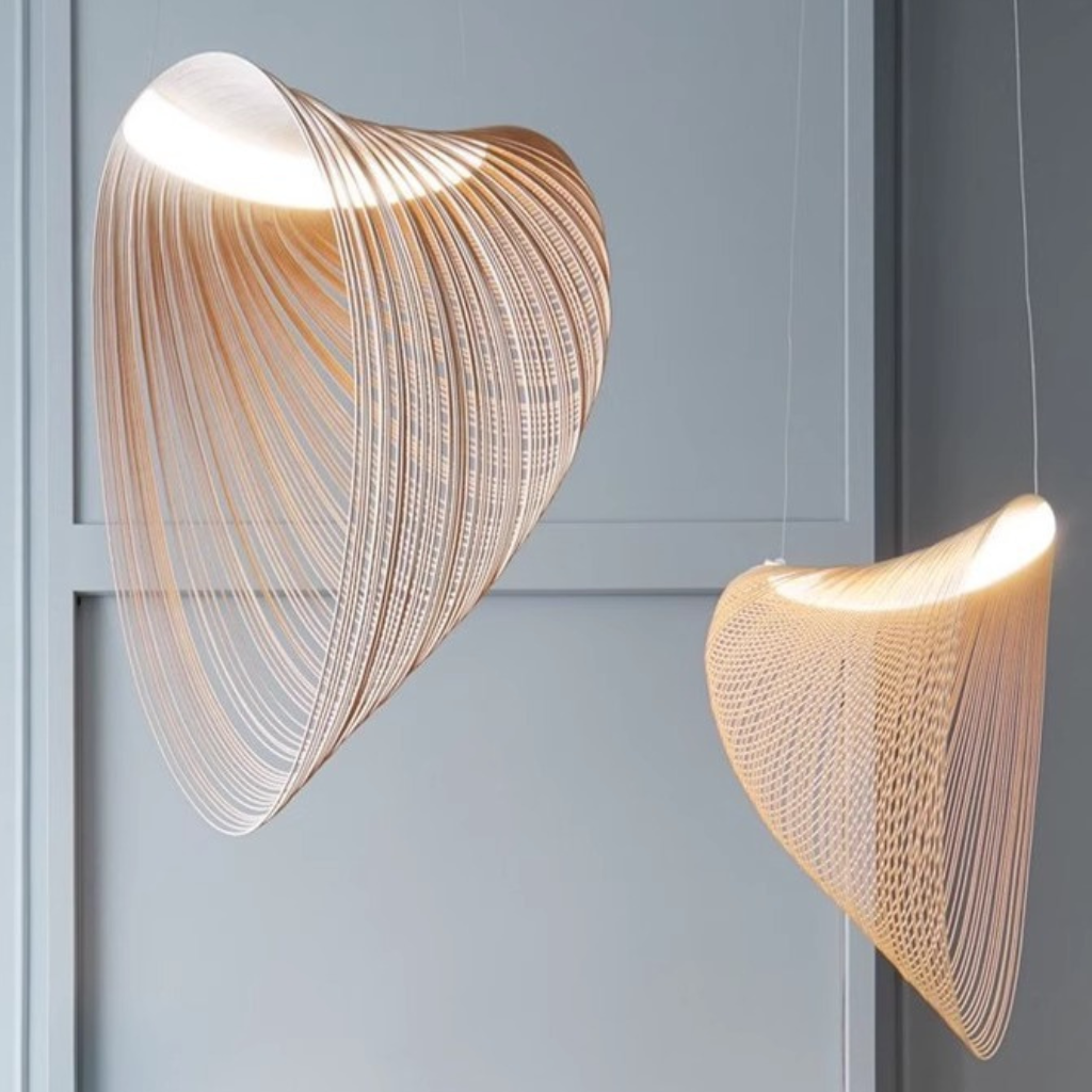 The Nestro Wooden Nest LED Pendant Light