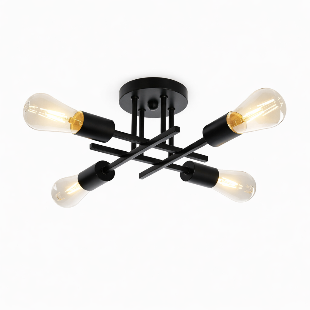 The Nexor Sputnik Semi Flush Ceiling Light