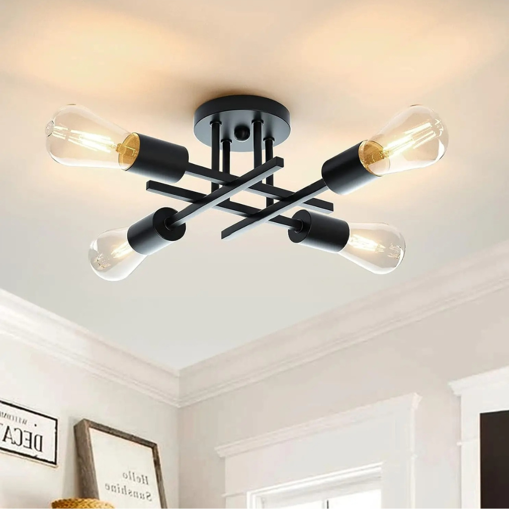 The Nexor Sputnik Semi Flush Ceiling Light