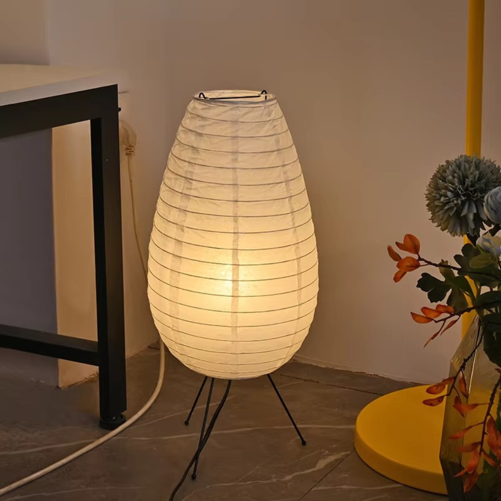 The Nogara Rice Paper Floor Lamp