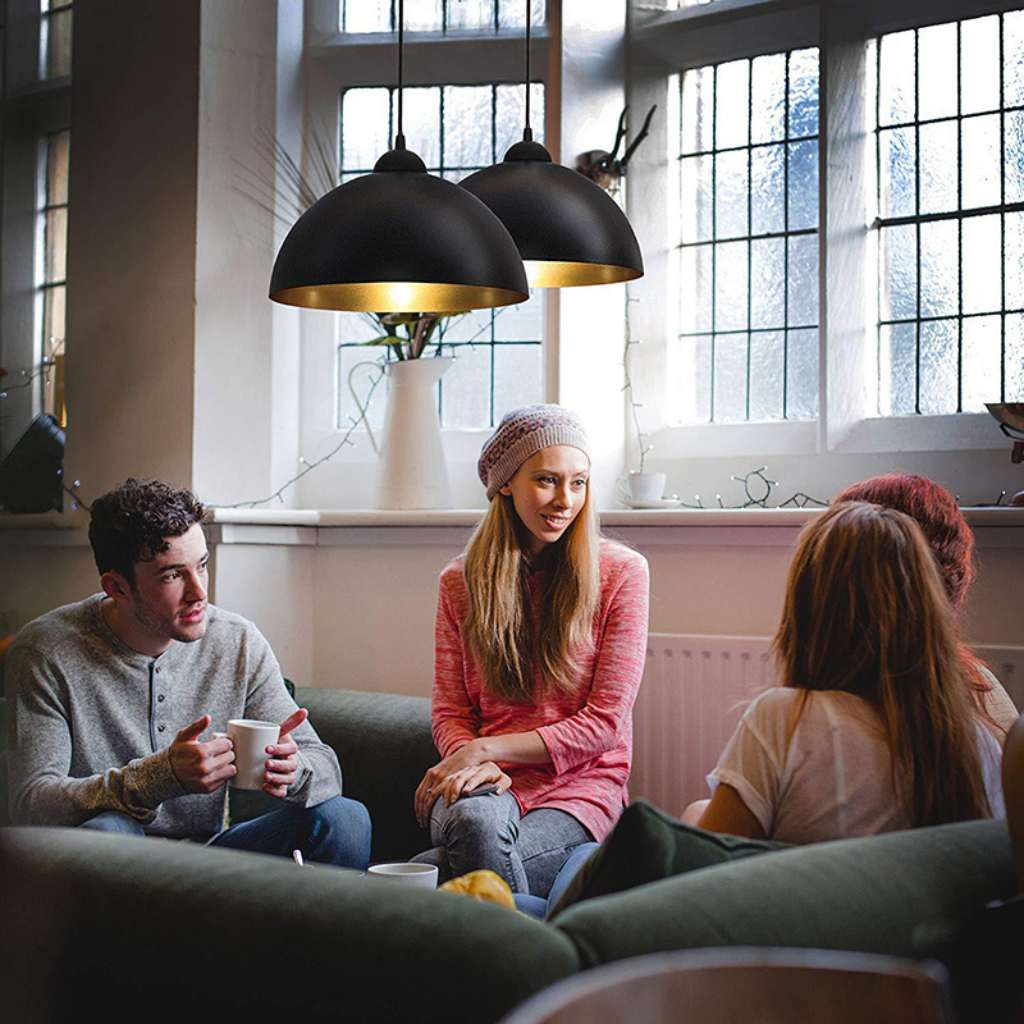 The Noirva Nordic Industrial Styled Pendant Light