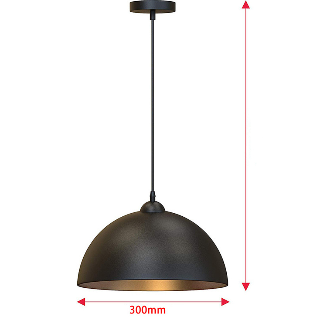 The Noirva Nordic Industrial Styled Pendant Light