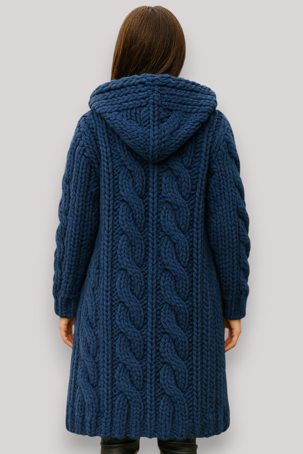 The Norbury Long Knit Cardigan Thick Winter Oversized Sweater