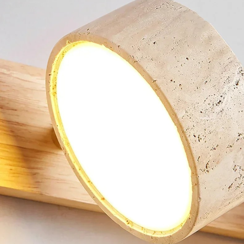 The Wabielle Japanese Round LED Wall Light