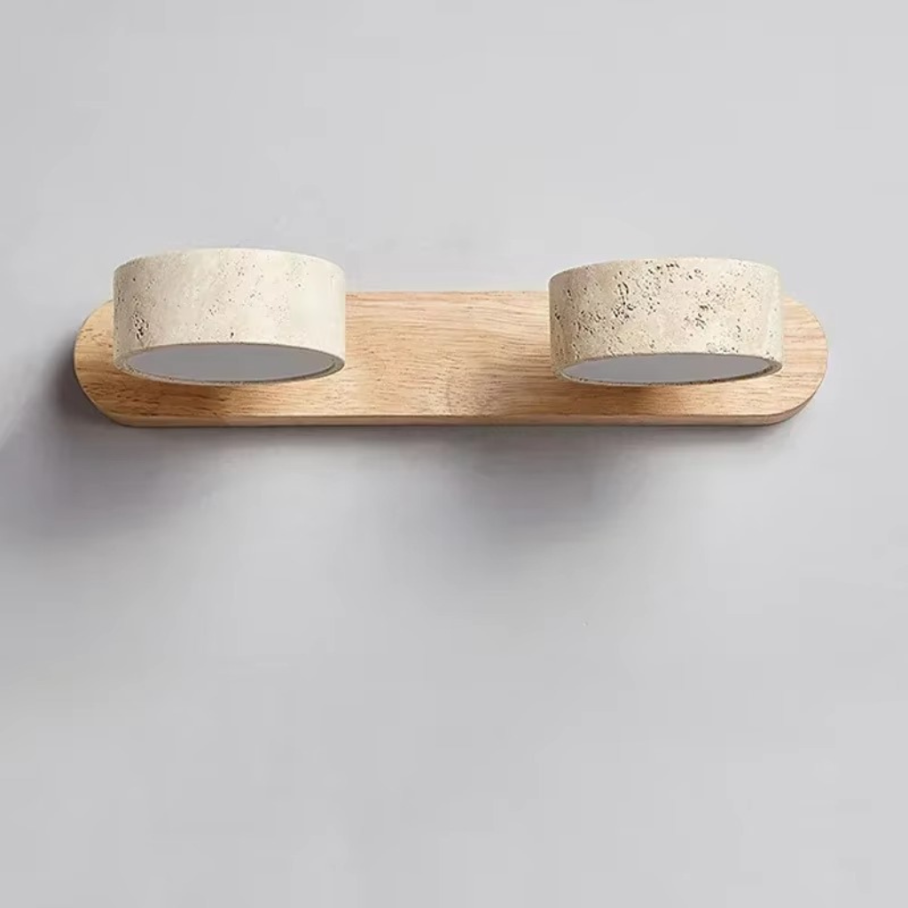 The Wabielle Japanese Round LED Wall Light