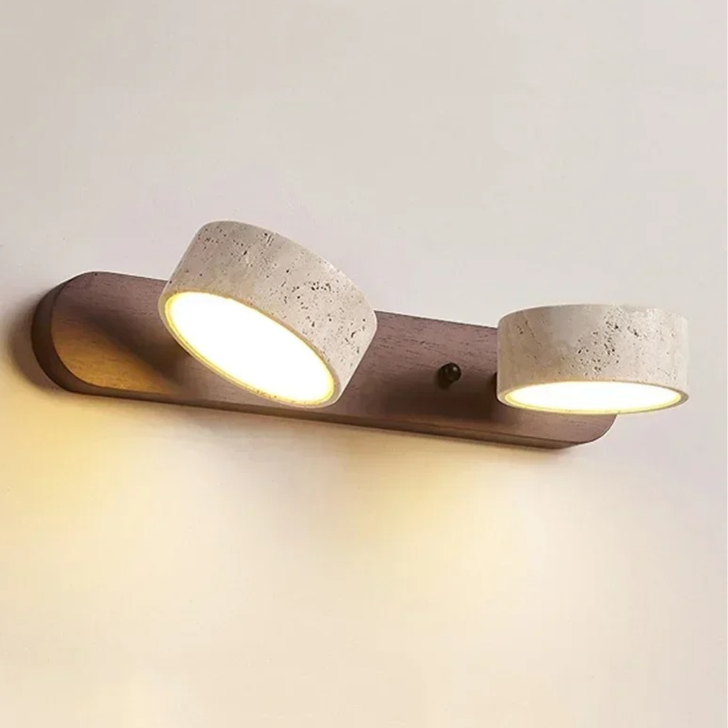 The Wabielle Japanese Round LED Wall Light