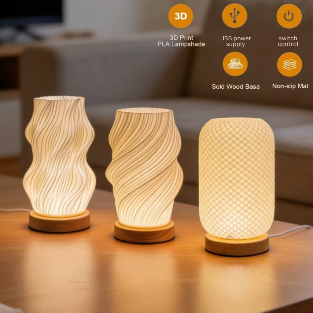 The Nordica Tri Colour USB LED Desk Lamp
