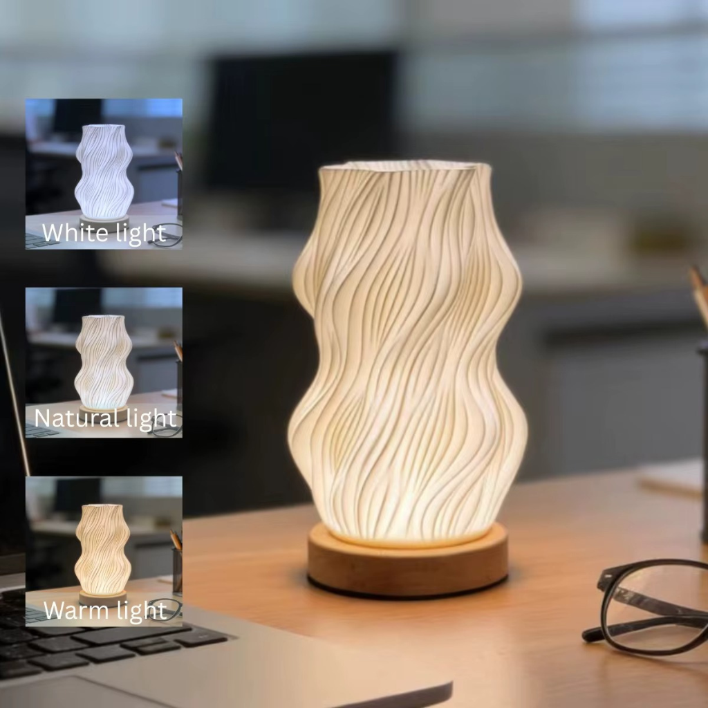 The Nordica Tri Colour USB LED Desk Lamp