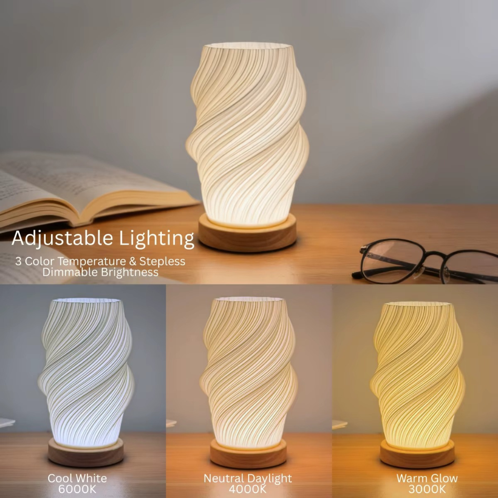 The Nordica Tri Colour USB LED Desk Lamp