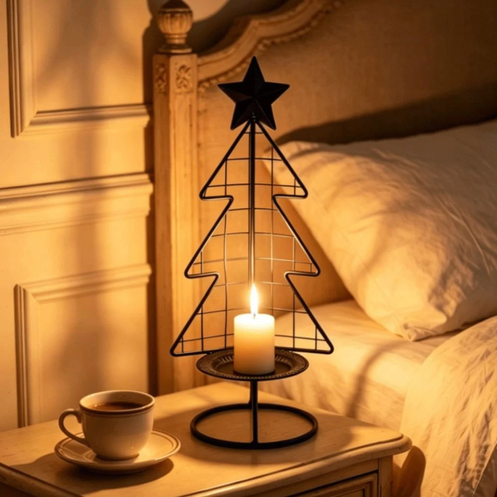 The Norvene Festive Christmas Candle Holder