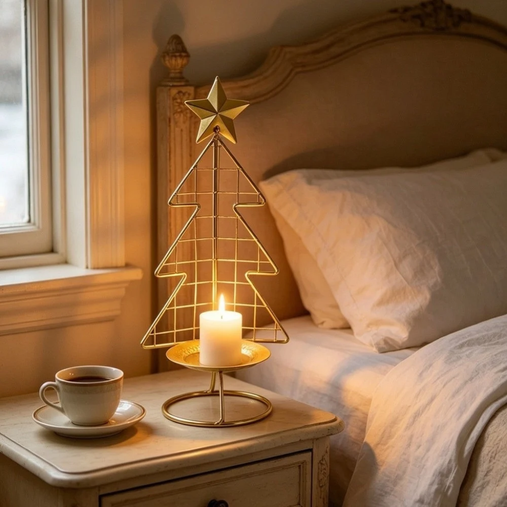 The Norvene Festive Christmas Candle Holder