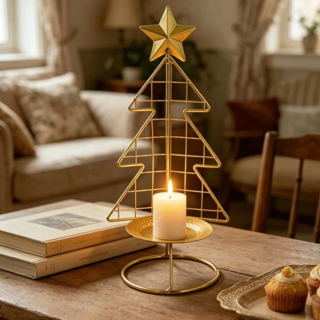 The Norvene Festive Christmas Candle Holder
